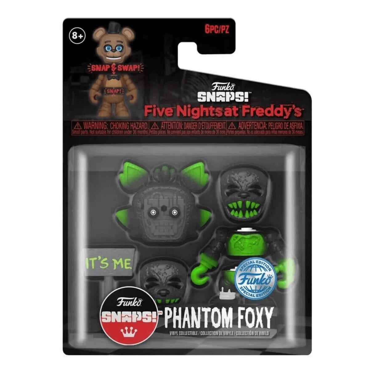 Funko SNAPS!: Five Nights At Freddy's - Phantom Foxy (Special Edition) Vinyl Figure