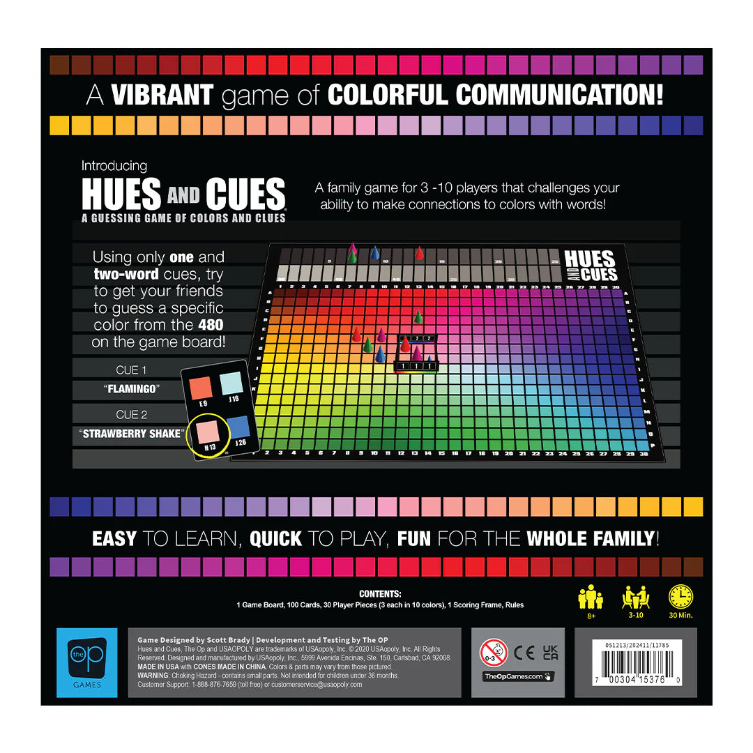 HUES and CUES Board Game