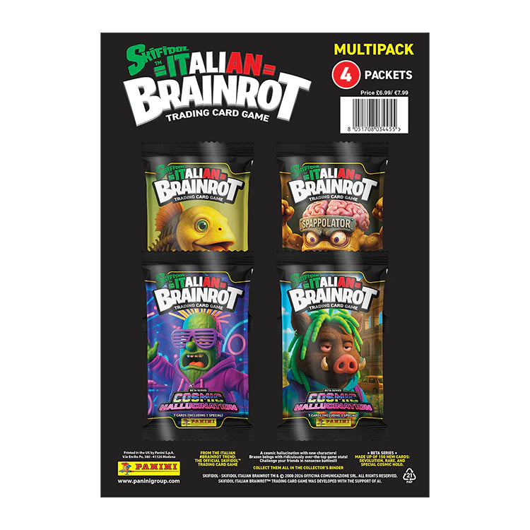 Italian Brainrot Cosmic Hallucination Trading Card Collection Multipack