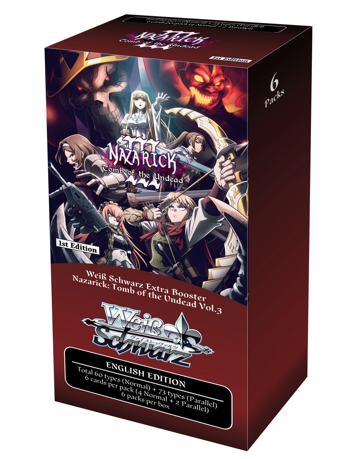 Weiss Schwarz - Nazarick: Tomb of the Undead Extra Booster Vol.3 (6 Count)