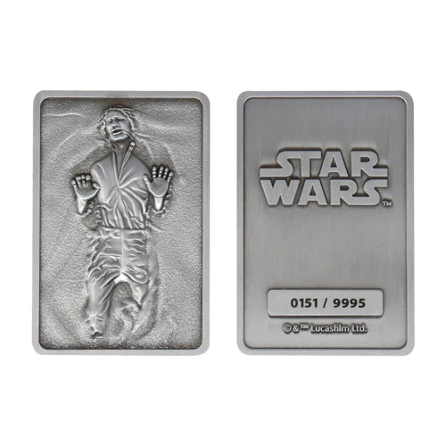 Star Wars K-001 Han Solo in Carbonite Limited Edition Metal Collectible