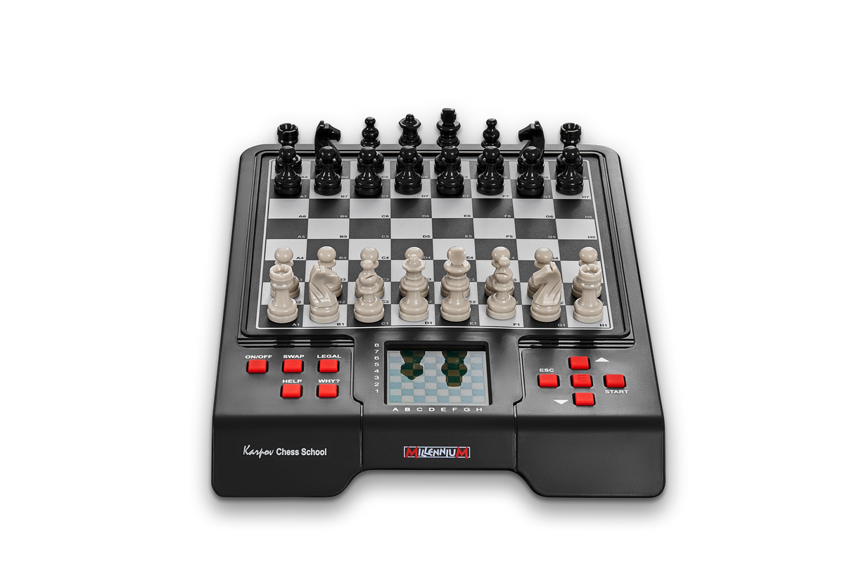 Millennium Chess School With Book (English & German) - Chess Computer