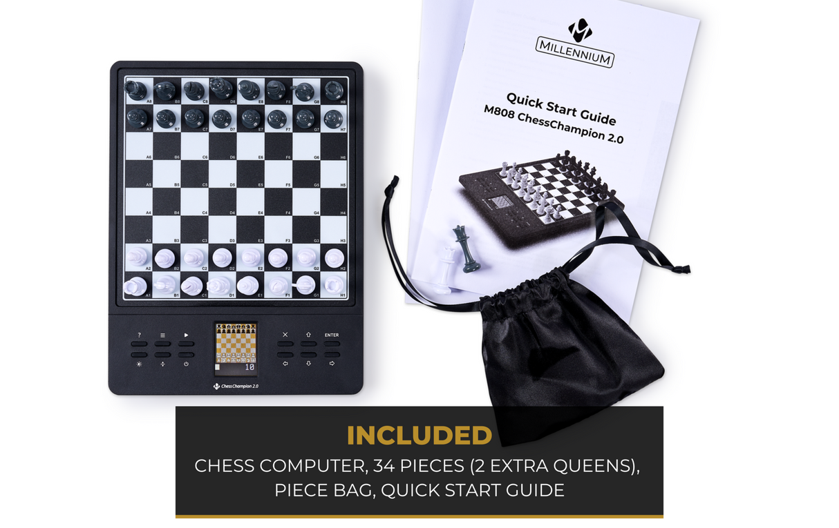 MILLENNIUM M808 ChessChampion 2.0 - Chess Computer