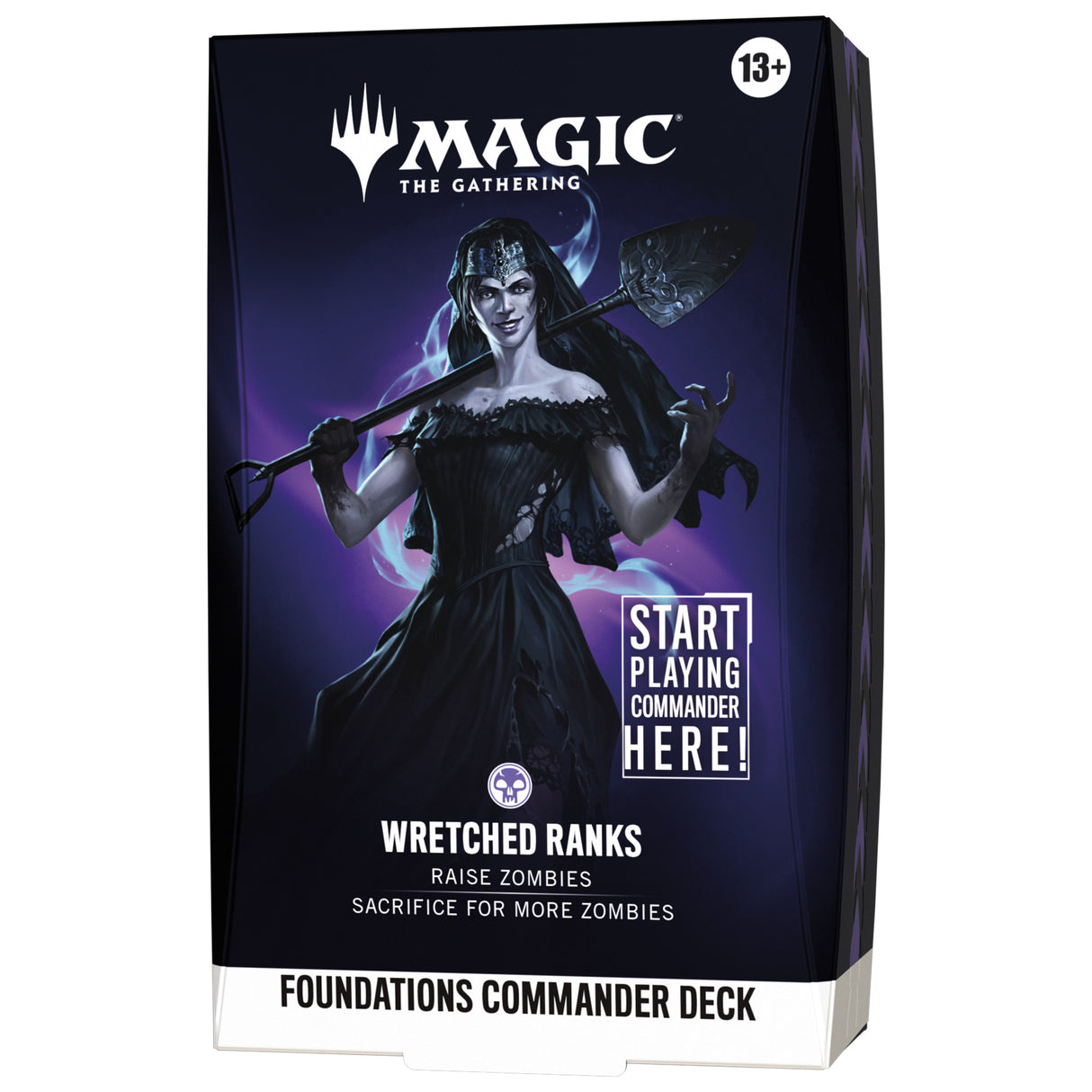 Magic The Gathering Foundations Wretched Ranks Commander Deck box sealed — FDN precon