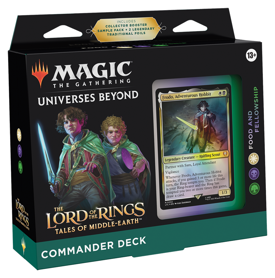 Magic The Gathering The Lord of the Rings The Lord of The Rings Food and Fellowship Commander Deck box sealed — LTR precon