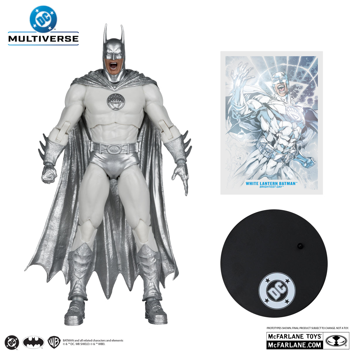 McFarlane DC Batman 7IN - White Lantern Batman (Brightest Day)(Chase)