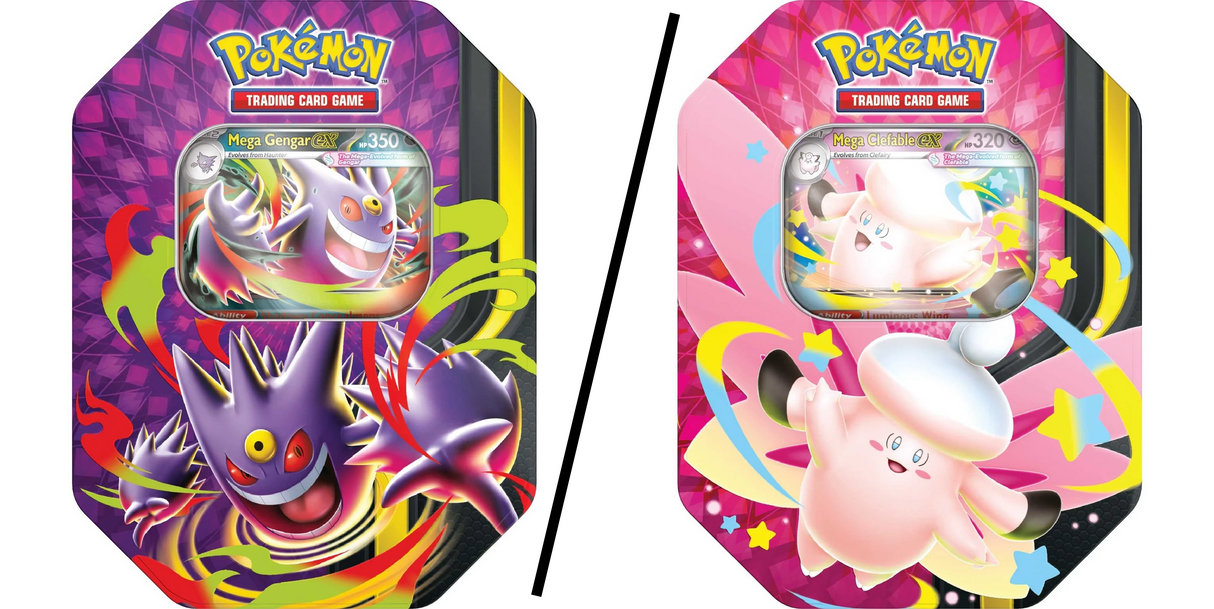 Pokemon TCG: Mega Moonlit Tins - Assortment
