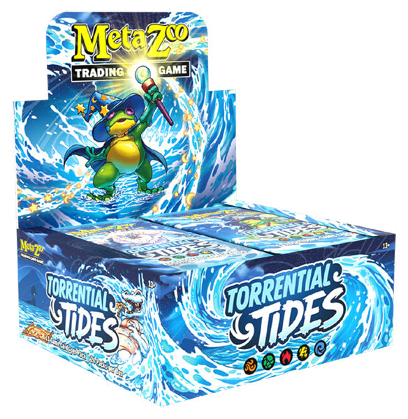 MetaZoo TCG - Torrential Tides Booster Box (36 Booster Packs) Counter Display nit