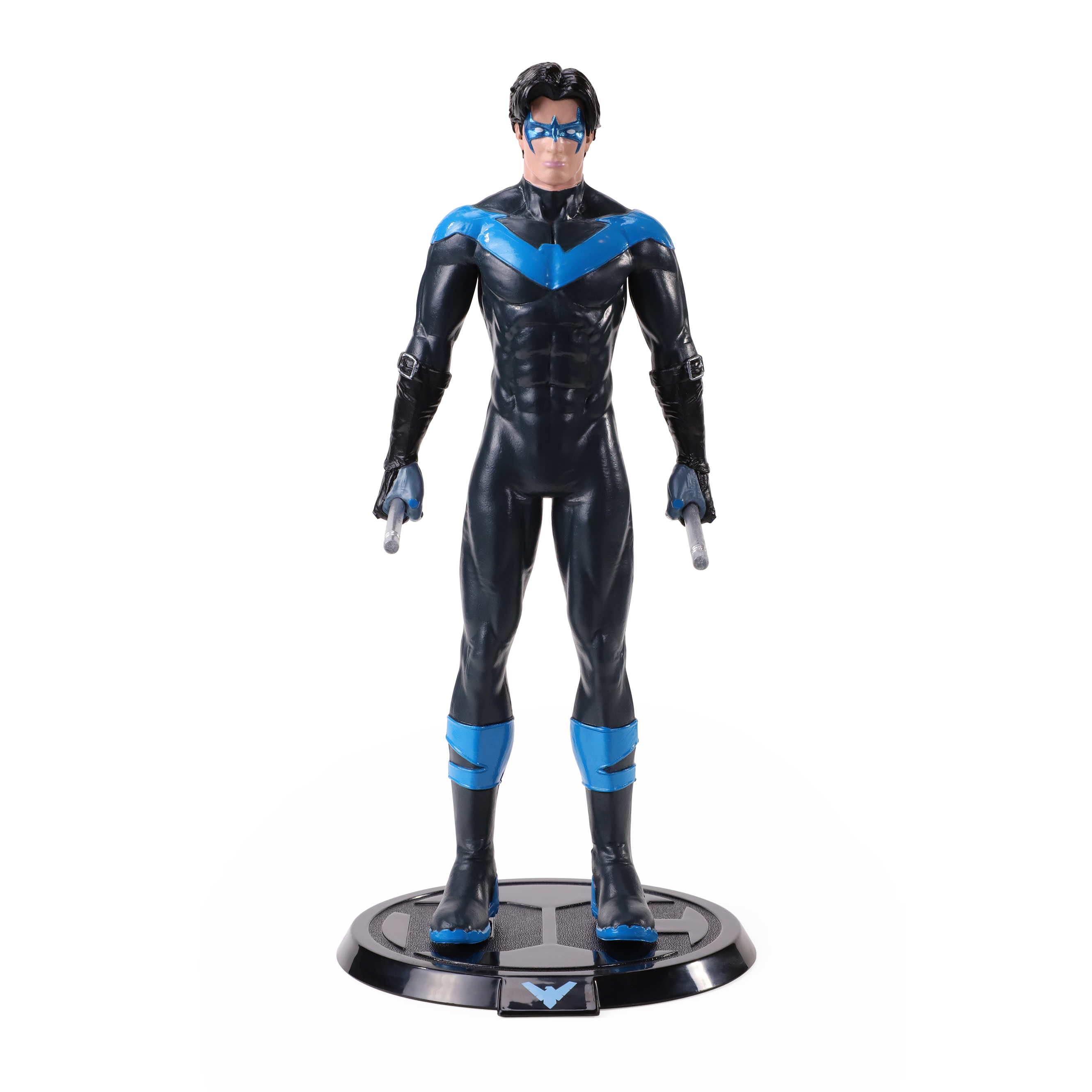 BendyFigs Nightwing Figur – Ca. 17,8 Cm, Biegsam, Mit Standfuß, Offizielles DC Comics Sammlerstück
