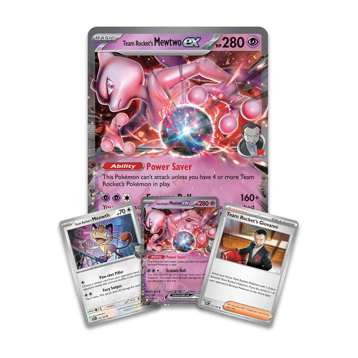 Pokemon TCG: Team Rocket's Mewtwo ex Box
