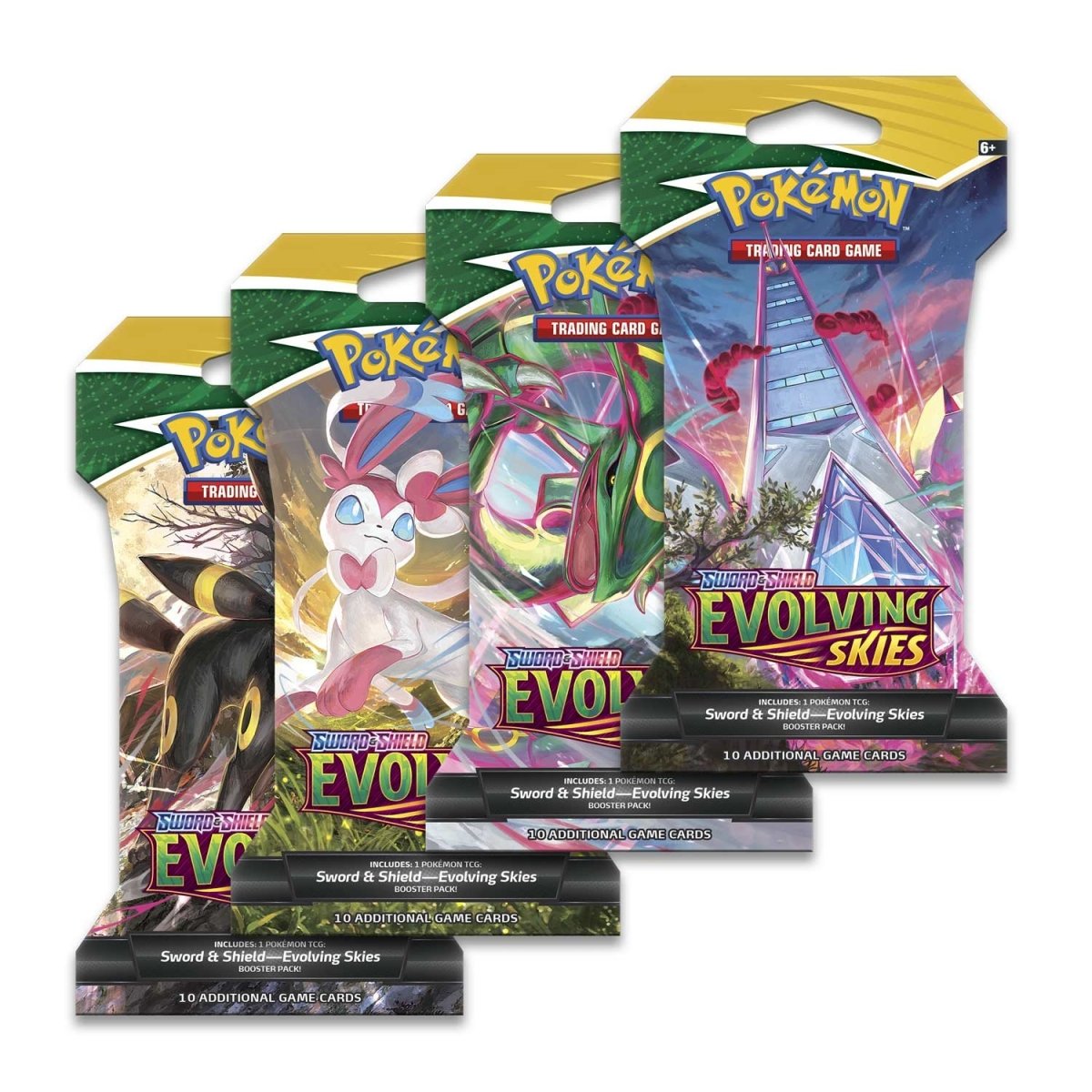 Pokemon TCG: Evolving Skies Sleeved Booster Pack CDU 24 Packs