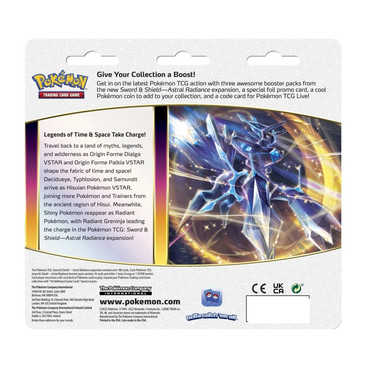 Pokemon TCG: Astral Radiance 3-Pack Booster Eevee