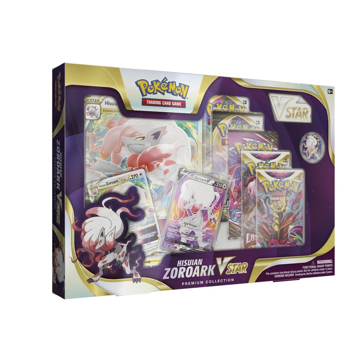 Pokemon TCG: Hisuian Zoroark VSTAR Premium Collection