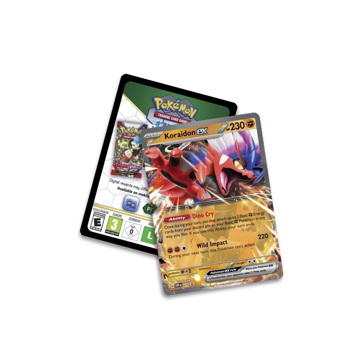 Pokemon TCG: Paldea Legends Tin (Koraidon / Miraidon)