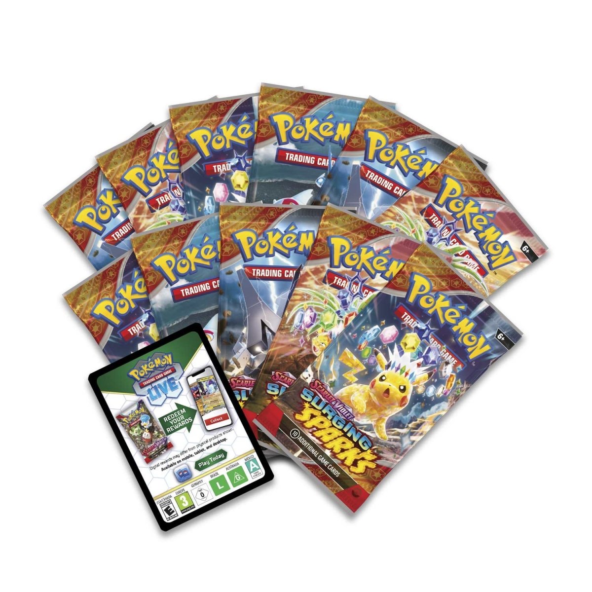 Pokemon TCG: Surging Sparks Pokemon Center Elite Trainer Box (Exclusive)