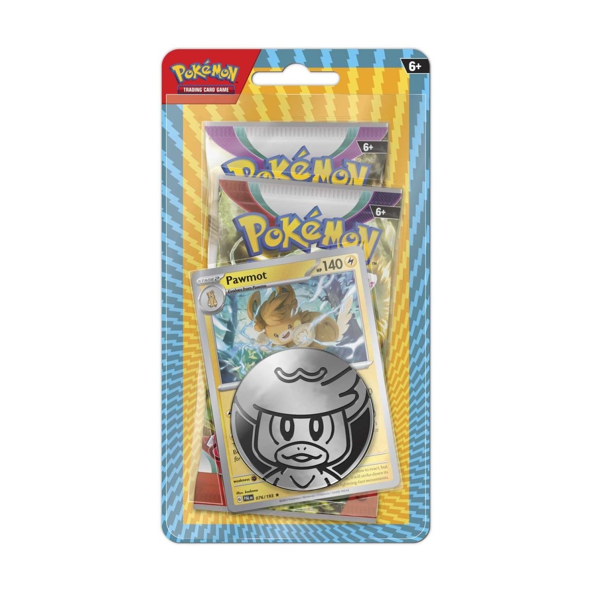 Pokemon TCG: Pawmot Card with 2 Booster Packs and Coin