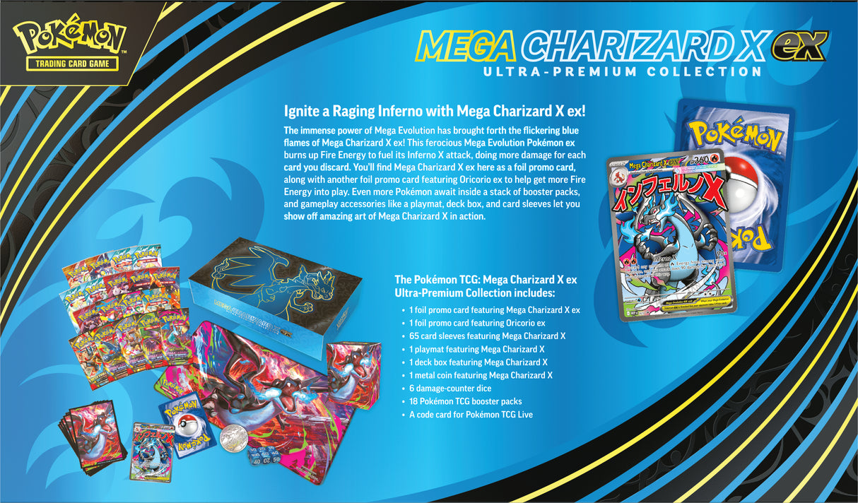 Pokemon TCG: Mega Charizard X ex Ultra Premium Collection