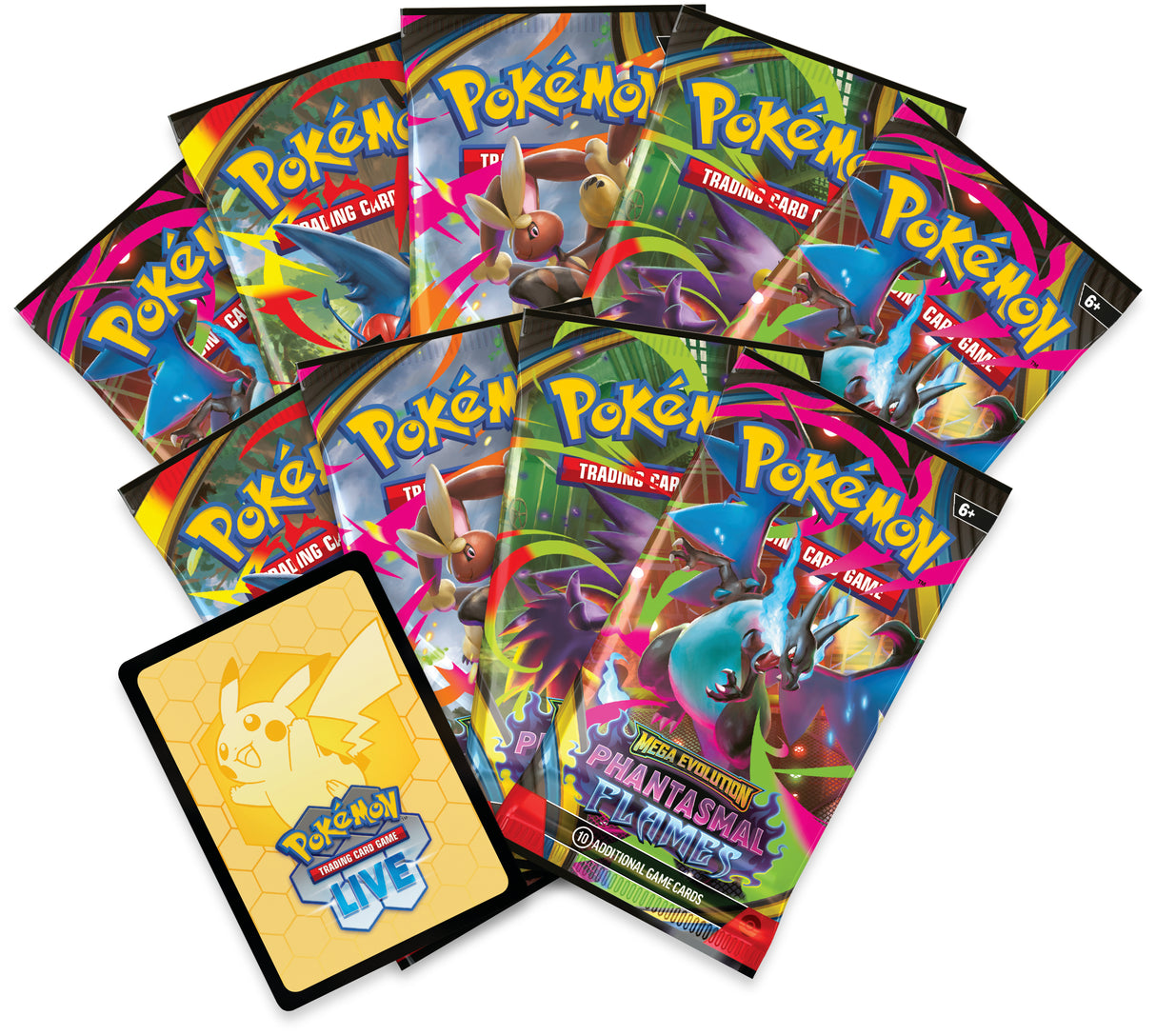 Pokemon TCG: Mega Evolution - Phantasmal Flames - Elite Trainer Box