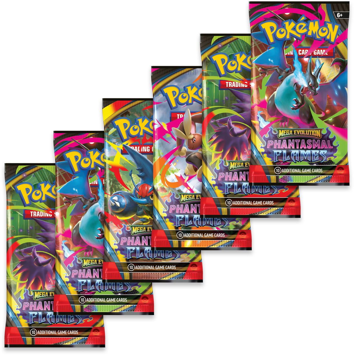 Pokemon TCG: Mega Evolution - Phantasmal Flames - Booster Bundle