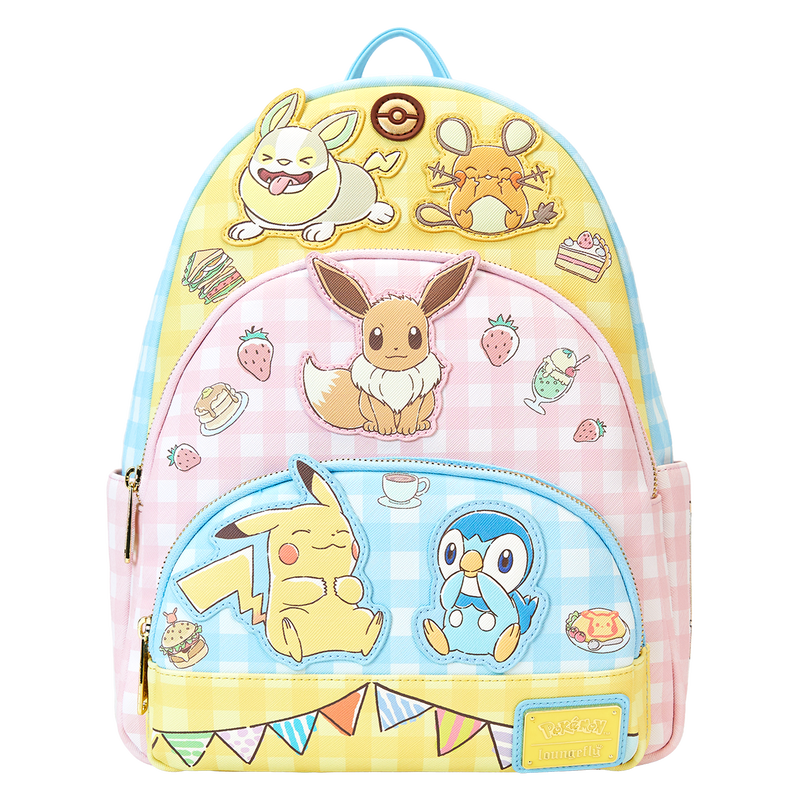 Loungefly - Pokemon Cafe Triple Pocket Backpack