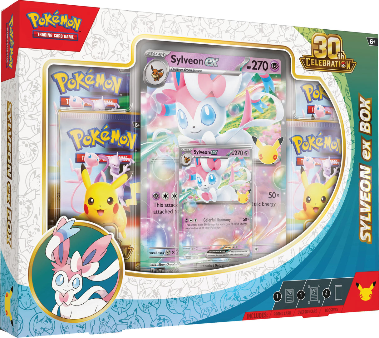 Pokemon TCG: EX Box - Sylveon - 30th Celebration