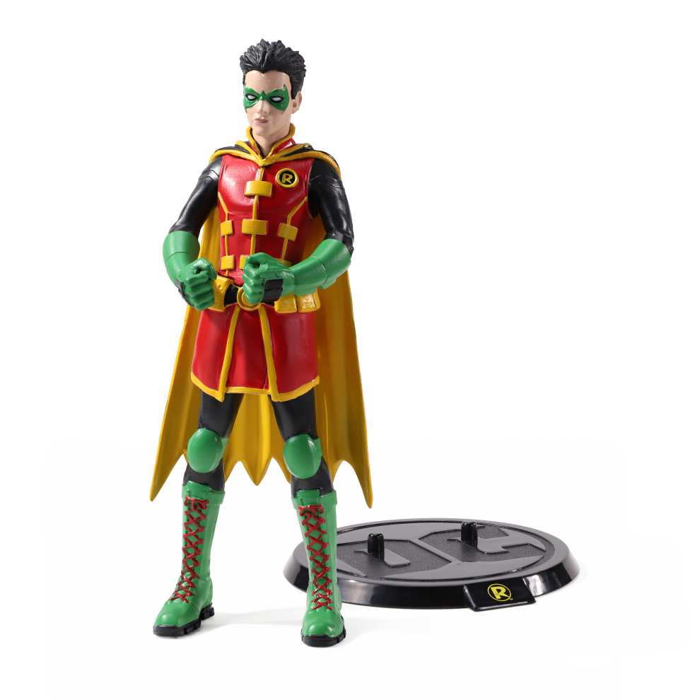 BendyFigs: DC: Robin 7.5 Inch Poseable Figure with stand