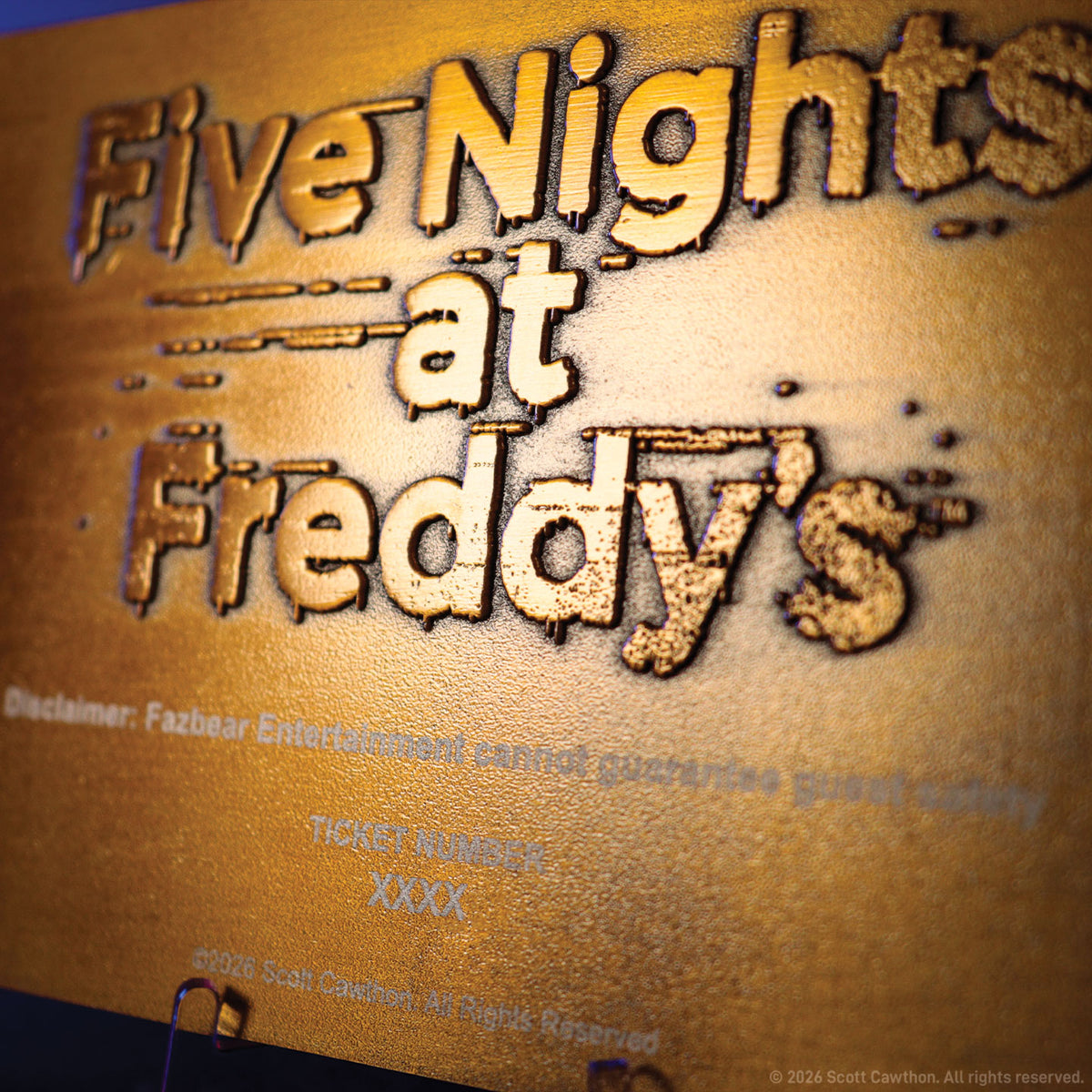 Five Nights at Freddy’s Pizzaplex Opening Night Ticket