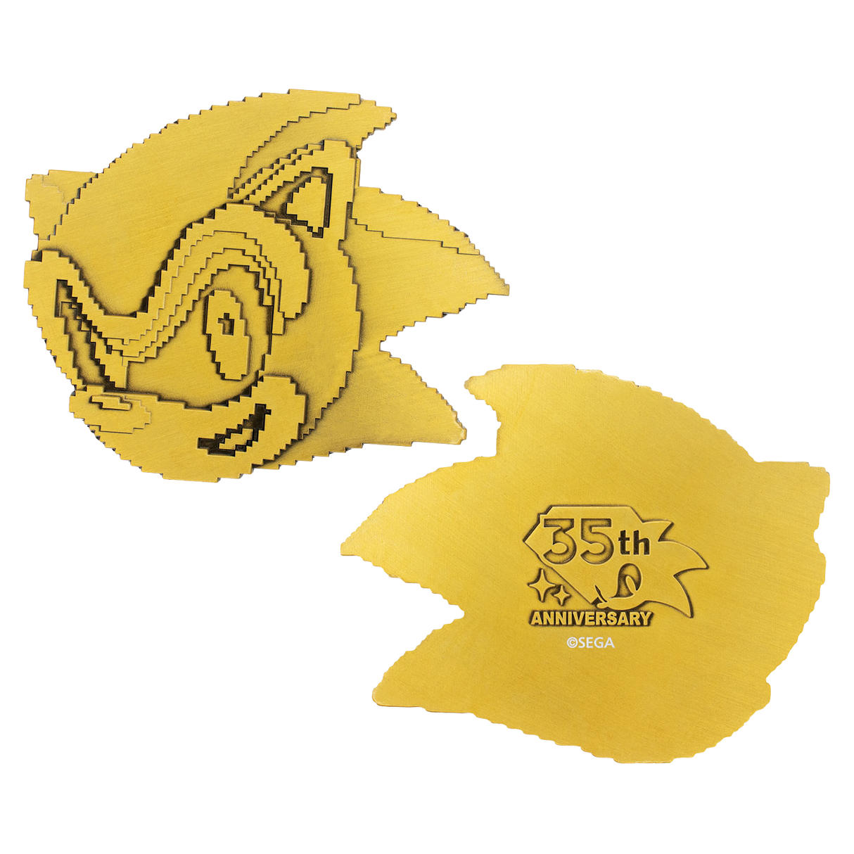 Sonic the Hedgehog – 35th Anniversary Limited Edition Then & Now Medallion Set