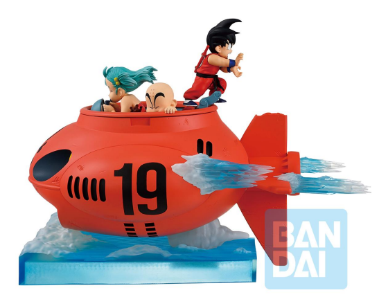 Ichibansho Figure Son Goku & Bulma & Krillin (Vs Red Ribbon Army)