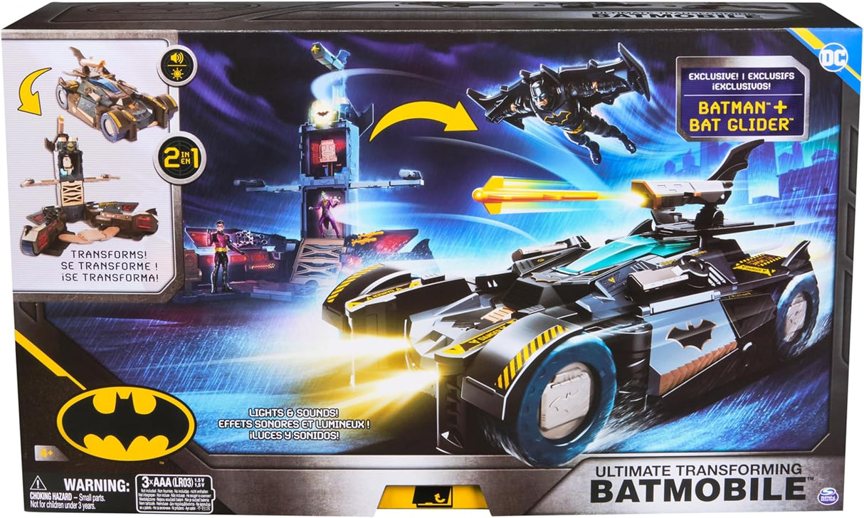 Spin Master DC Batman Playset Ultimate Transforming Batmobile 2-in-1