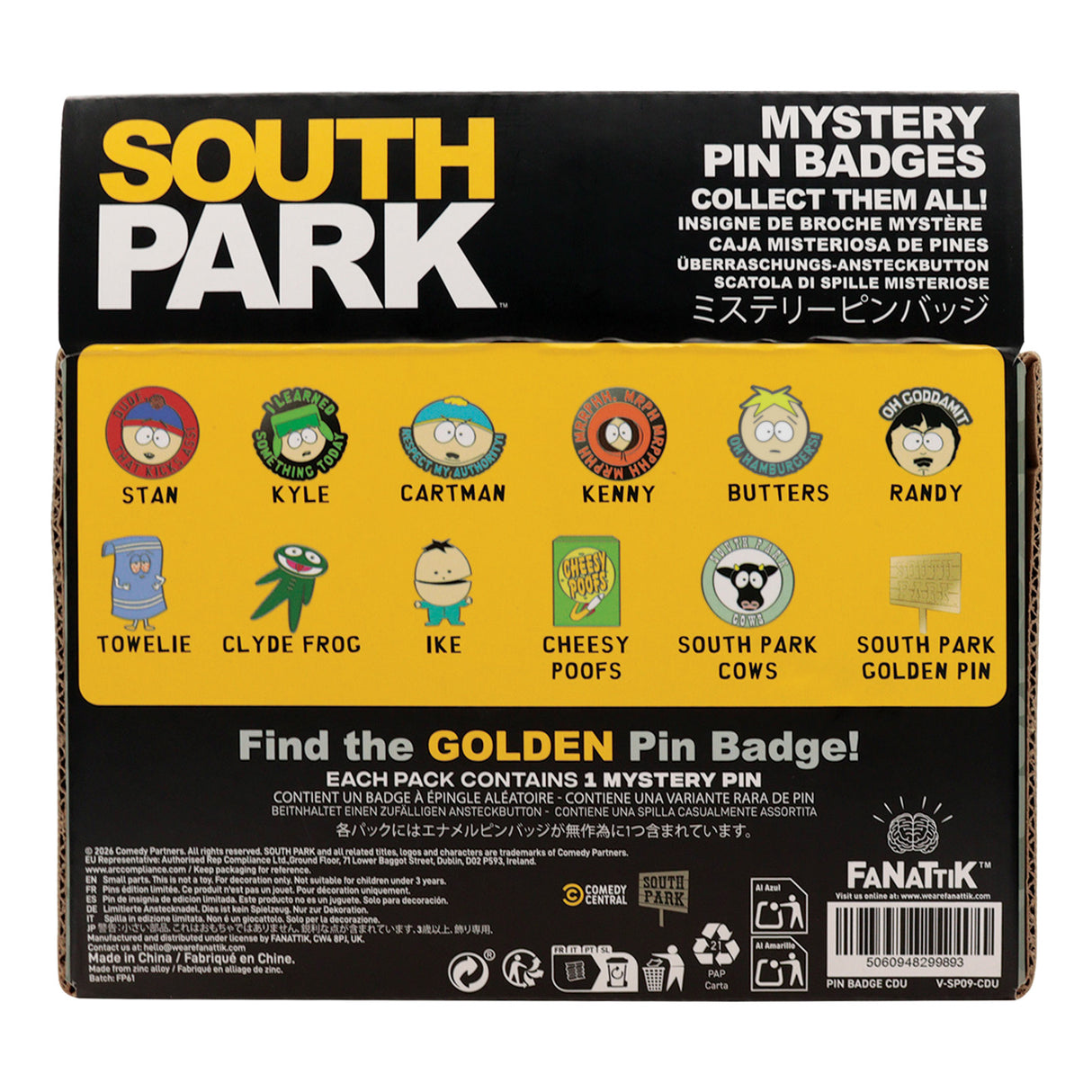 South Park – Mystery Pin Badges