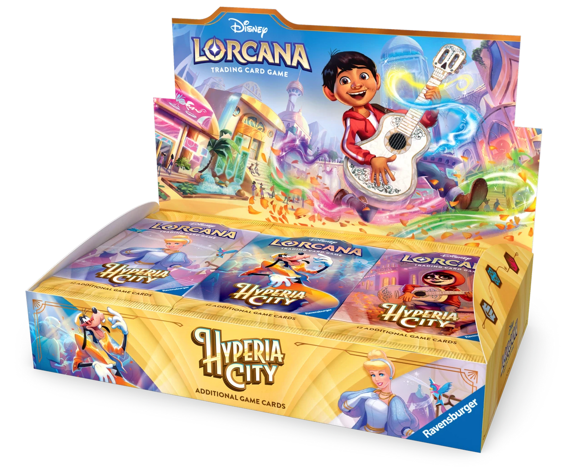 Disney Lorcana TCG - Set 14 - Hyperia City - Booster Box (24 Packs)