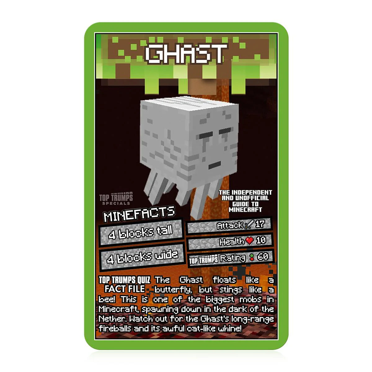 Top Trumps The Independent and Unofficial Guide to Minecraft Card Game