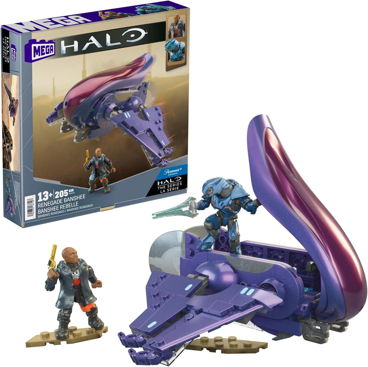 MEGA Halo Vehicle Building Set Banshee Aircraft