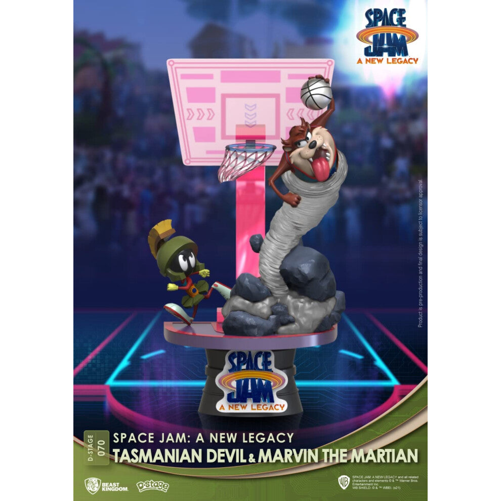 Beast Kingdom - Space Jam: A New Legacy Tasmanian Devil & Marvin the Martian Figure