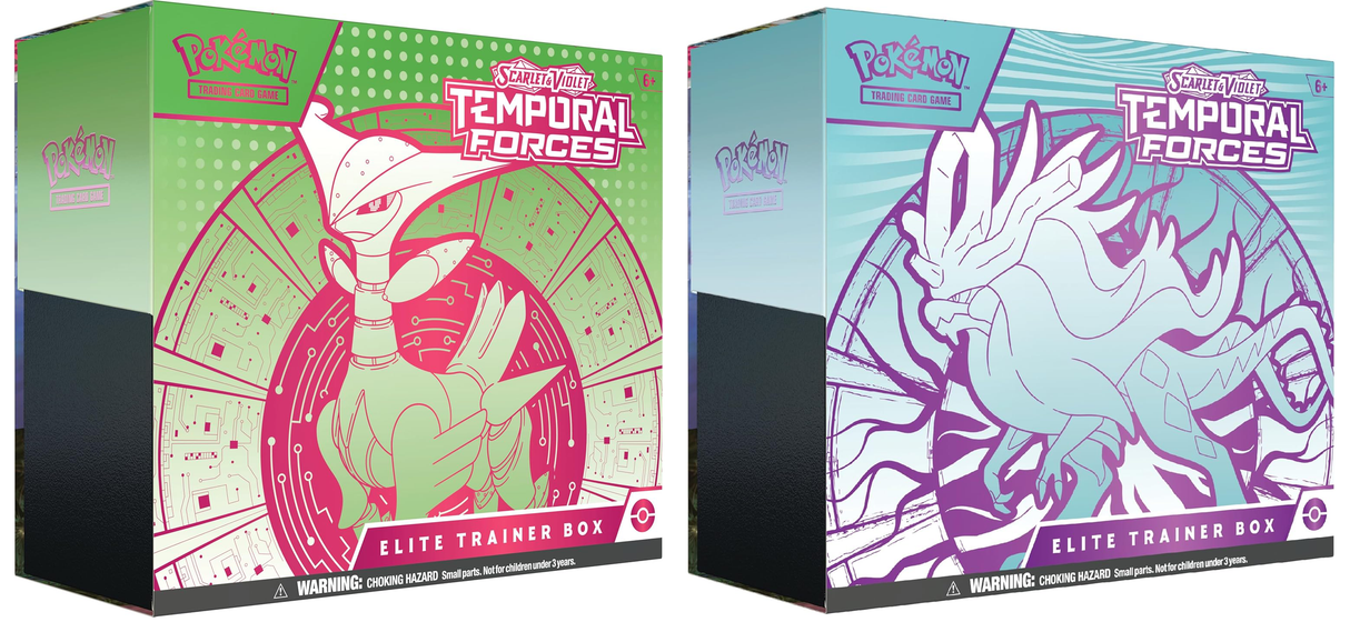 Pokemon TCG: Temporal Forces - Elite Trainer Box - Iron Leaves / Walking Wake