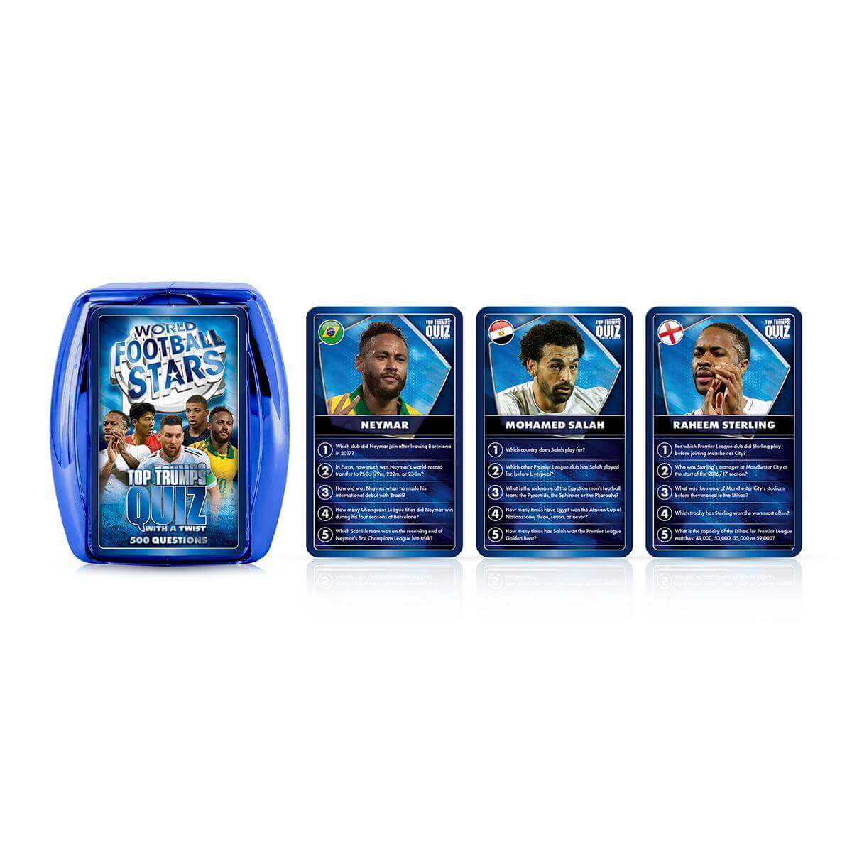 Top Trumps World Football Stars Blue Top Quiz Game