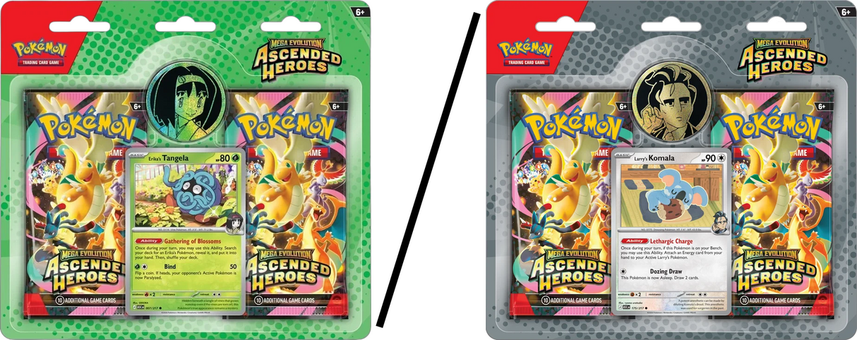 Pokemon TCG: Mega Evolution Ascended Heroes - Collection Erika/Larry Assorted (Random)