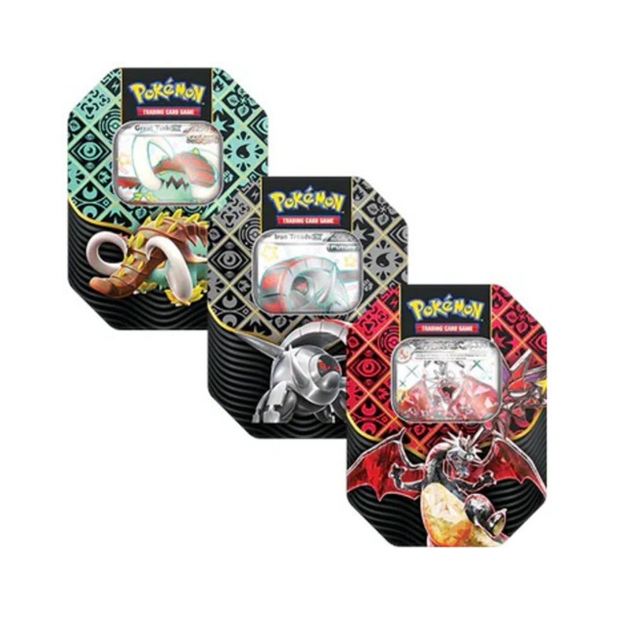 Pokemon TCG: Scarlet & Violet Paldean Fates Tin - 1 of Each (3 Count)