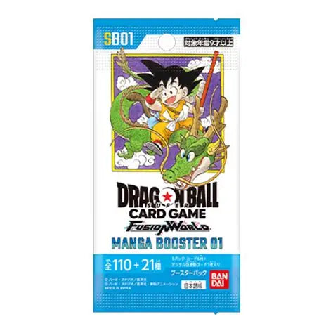 Dragon Ball Super CG: Fusion World - Manga Booster Box 01 (SB-01) 24 Pcs Japanese