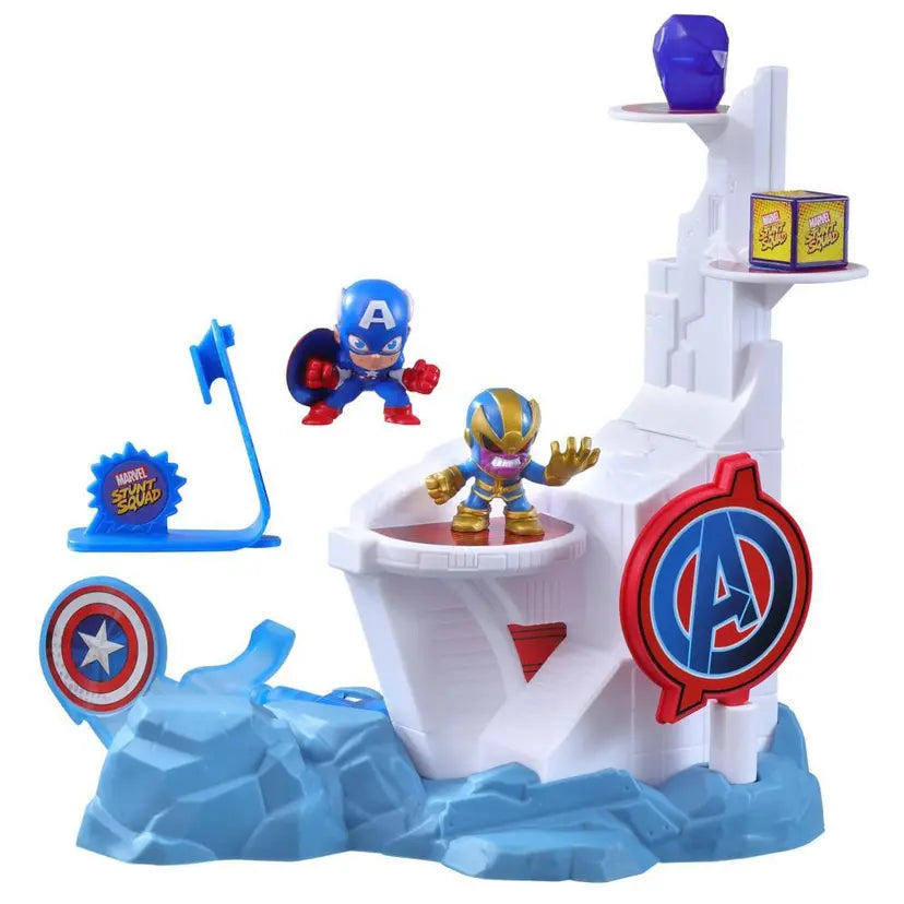 Hasbro Marvel Stunt Squad Smashin Heroes - Captain America vs Thanos