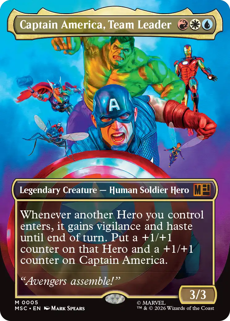 MTG Collector Deck - Avengers Assemble contents