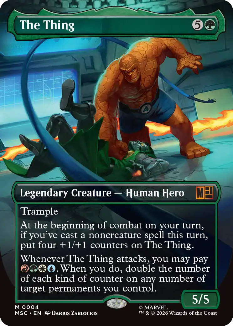 Magic: The Gathering Marvel Super Heroes Commander Deck — The Fantastic Four