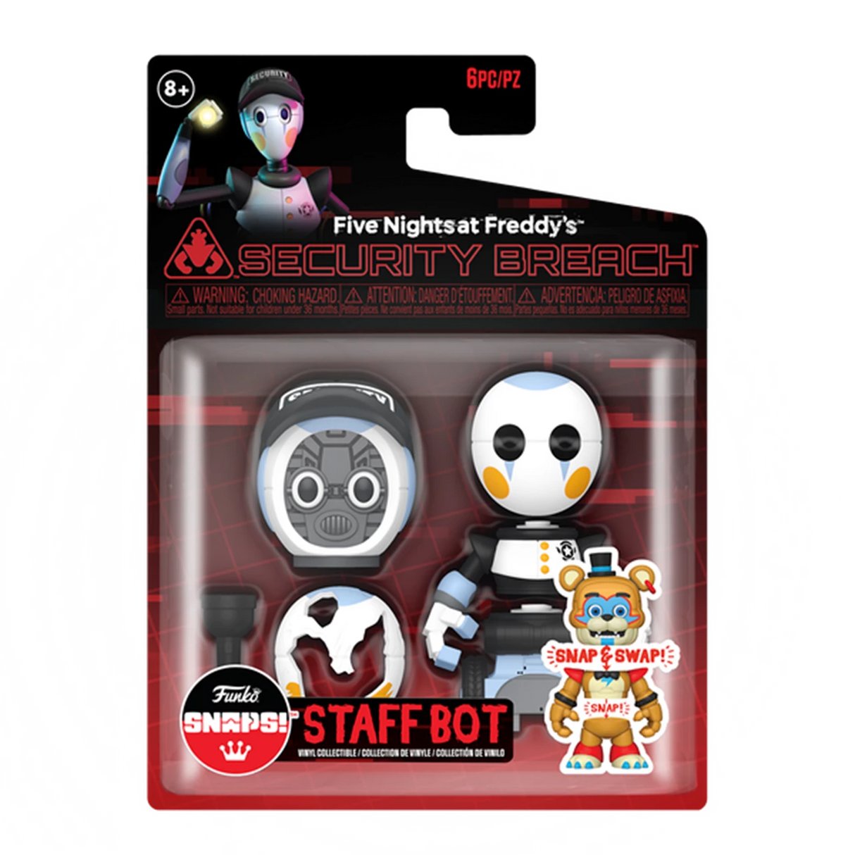 Funko SNAPS!: Five Nights At Freddy's Security Breach - Staff Bot Vinyl Figure