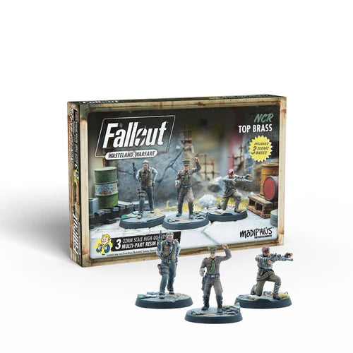 Fallout Wasteland Warfare: NCR Top Brass