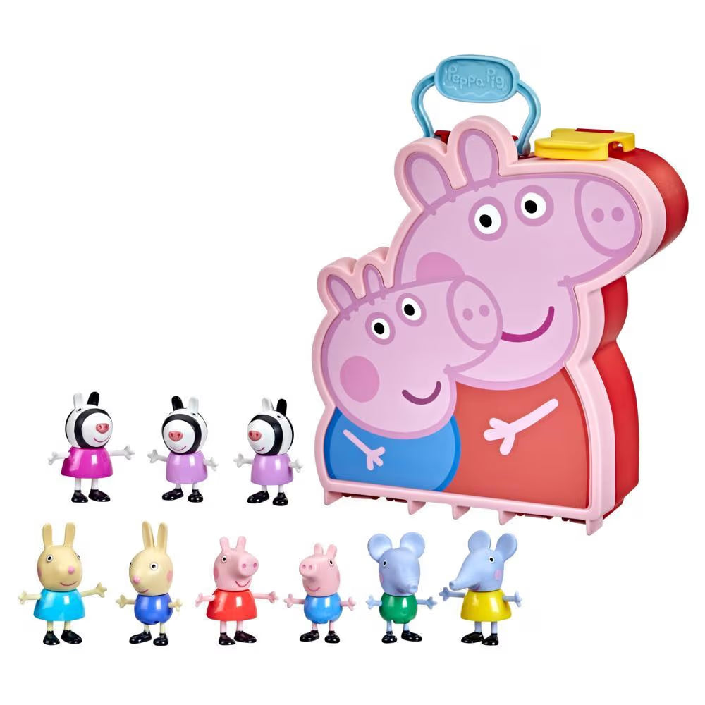 Hasbro Peppa Pig Carry-Along Brothers & Sisters Playset