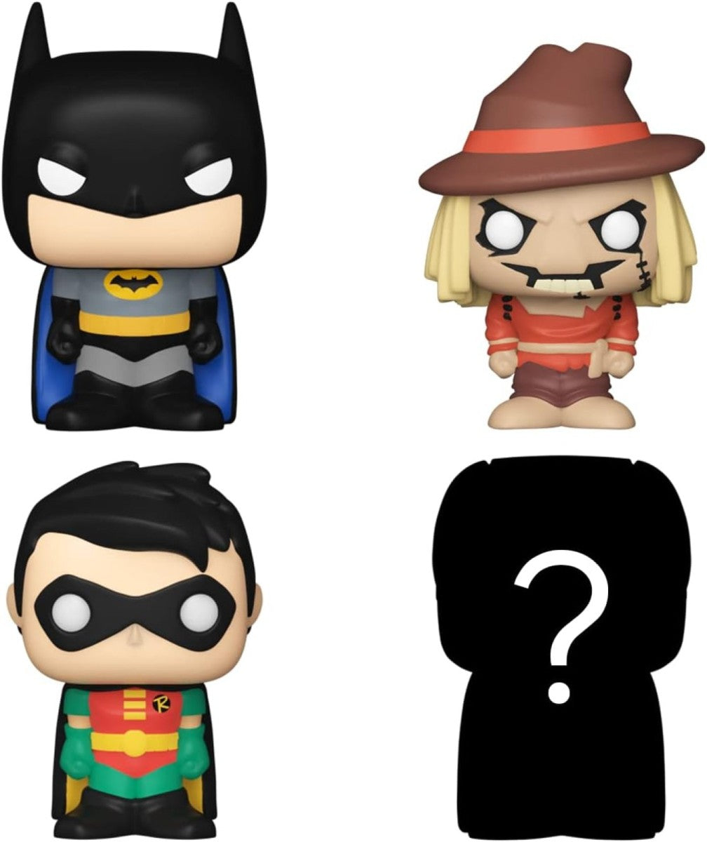 Bitty Pop! DC: Batman Heroes 4-pack Mini Vinyl Figure with Mystery