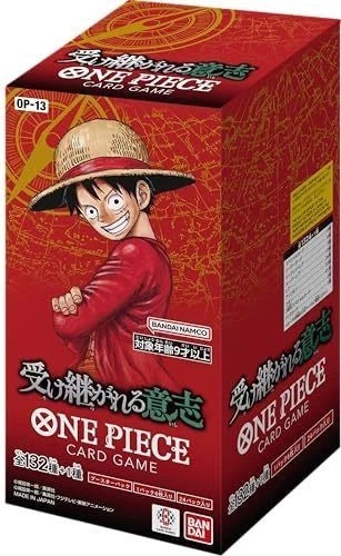 One Piece TCG (OP-13) CARRYING ON HIS WILL - Booster Box 24 Packs - Japanese