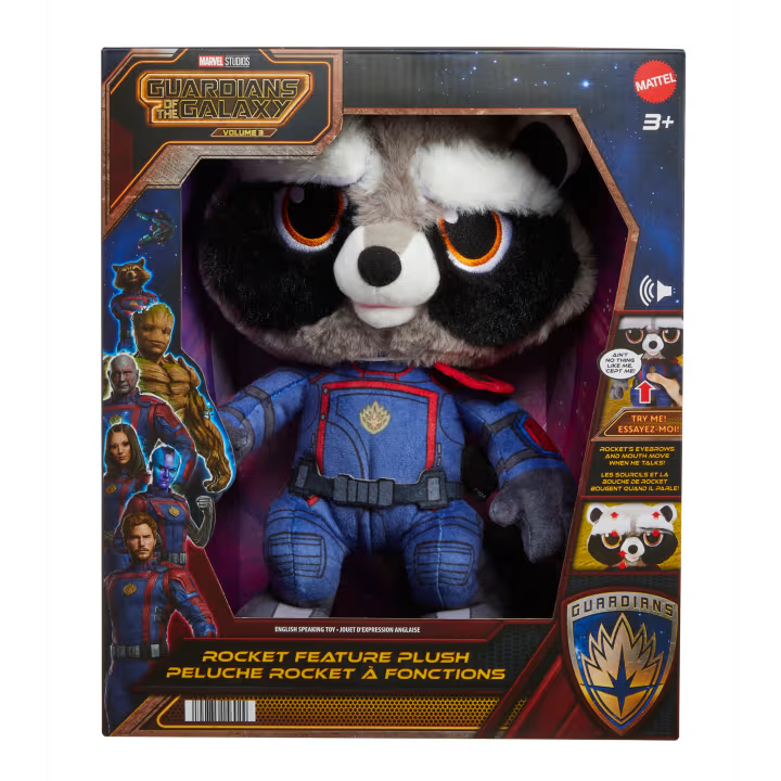 Mattel Guardians of the Galaxy: Rocket Plush with sounds