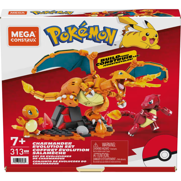 Mega Construx Pokemon: Charmander Evolution